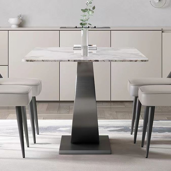 Designer Style Sintered Stone Top Dining Set 1/2/4/5/7 Pieces Dining Table with Chairs