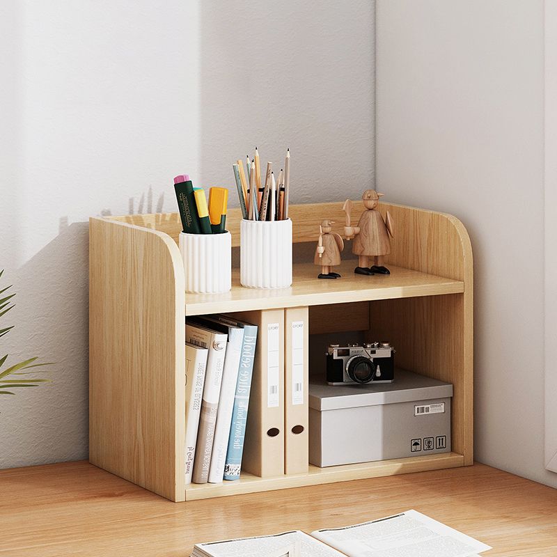 Light Brown Modern Style Bookshelf Engineer Wood Bookcase for Home