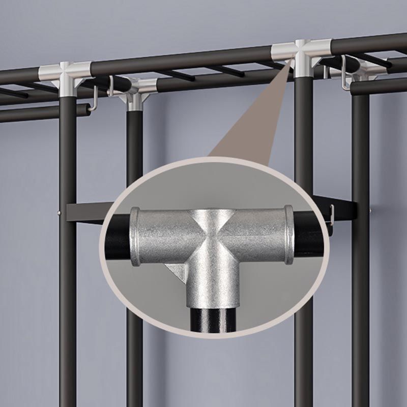 Contemporary Style Wardrobe Armoire Steel Wardrobe Closet with Legs