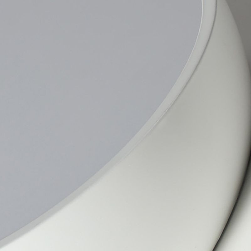 Moderne minimalistische LED-plafondlamp aluminium halfrond inbouw met acryl kap