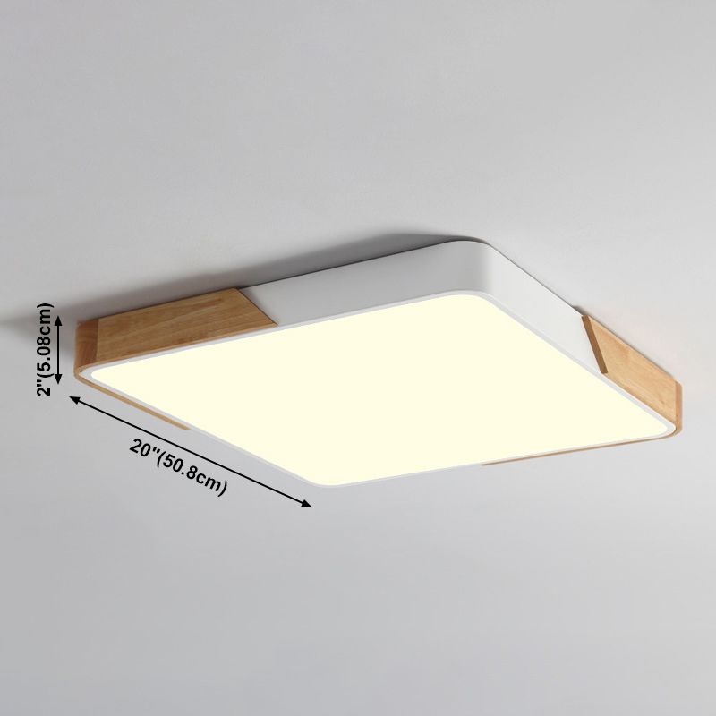 Deckenleuchte in geometrischer Form, modernes Makronen-Eisen, 1-flammig, Unterputzmontage für Schlafzimmer, Arbeitszimmer