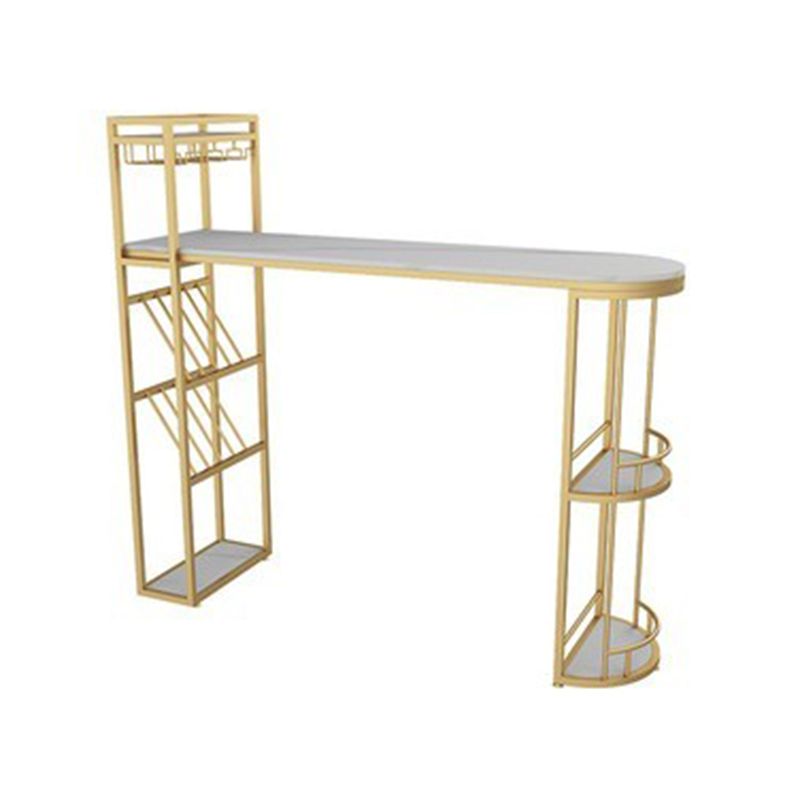 Modern Style Stone Bar Table Set 1/2/3 Pcs Specialty Pub Set for Indoor