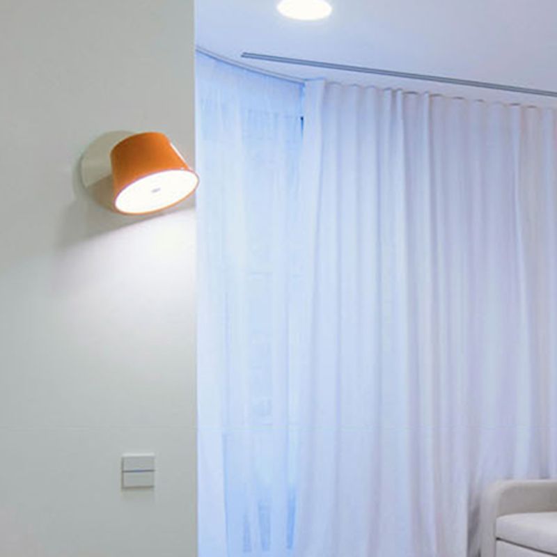 Nordic 1 - Light LED Wall Light Adjustable Iron Wall Sconce in 3 Colors