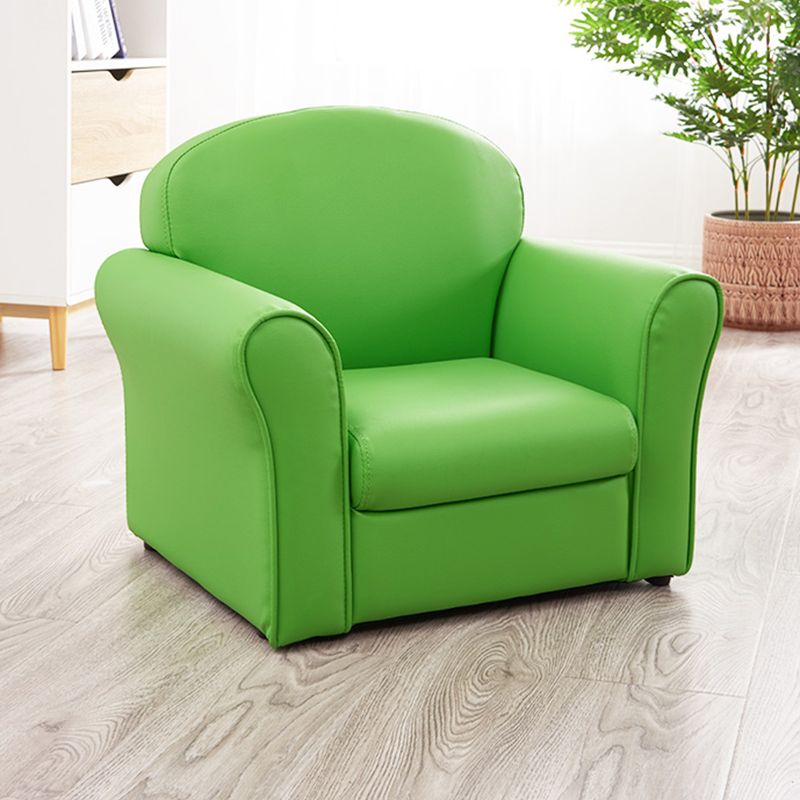 Contemporary Tight Back Standard Rolled Arm Settee Couch for Children