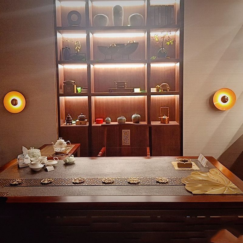 Moderne Metallwand hell hell bunte runde 12 "Breite Wandleuchten für Wohnzimmer