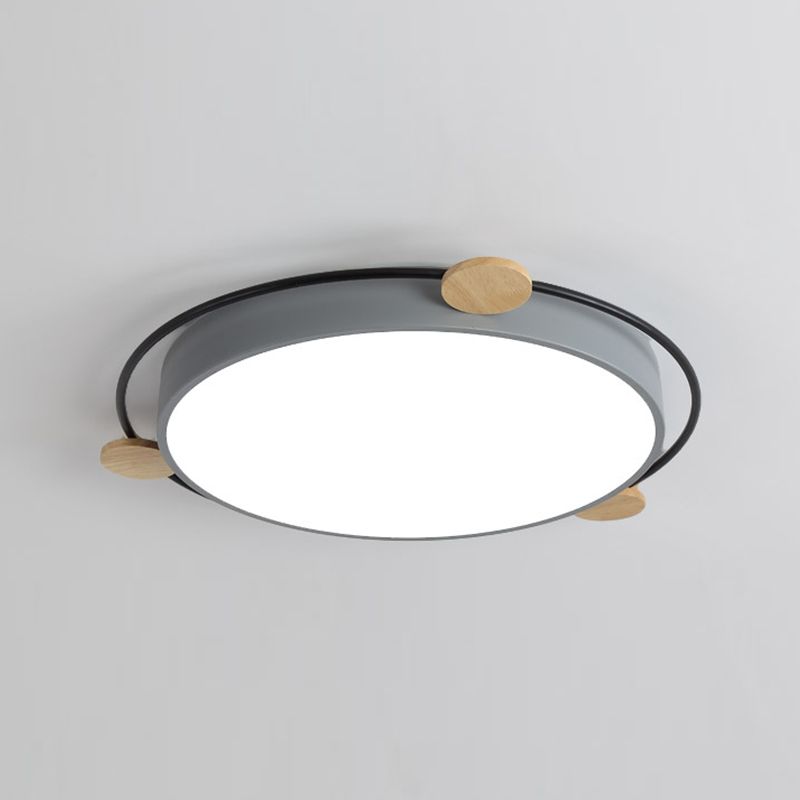 Grigio LED Flush Montato Soffitto Luci di illuminazione contemporaneo per Living Room