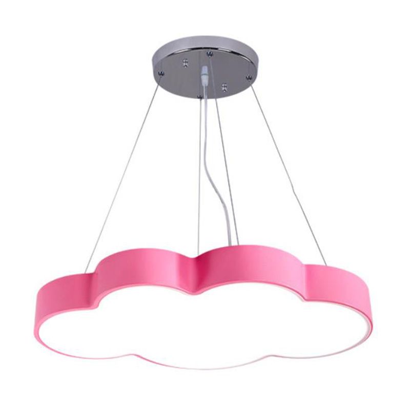 Cloud Shade Nursery Chandelier Lighting Acrylic Minimalist LED Pendant Light Fixture
