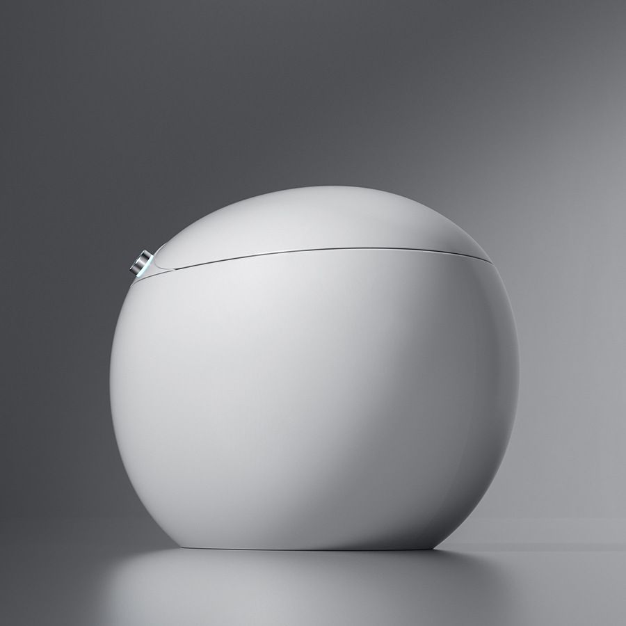 Modern 1-Piece Bidet Toilet Floor Mounted Toilet Bowl for Bathroom