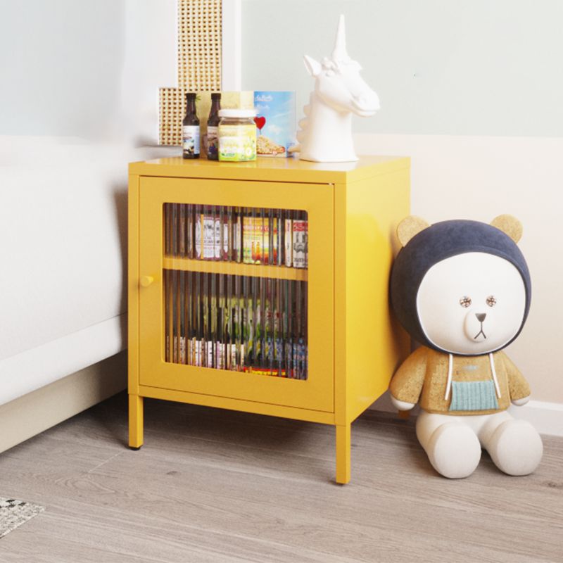 Metallic Pink/white/blue/yellow/black Square Door/round Door Nightstand