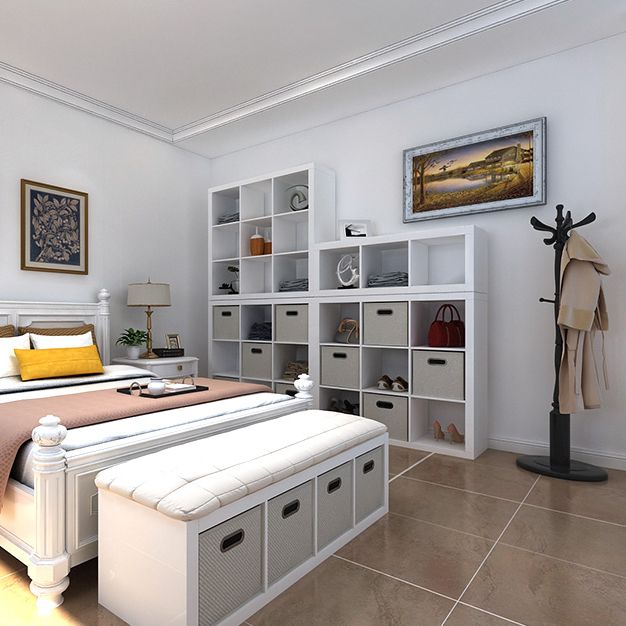 Contemporary Standard Bookshelf Engineered Wood Open Back Bookcase (Drawers not Included)