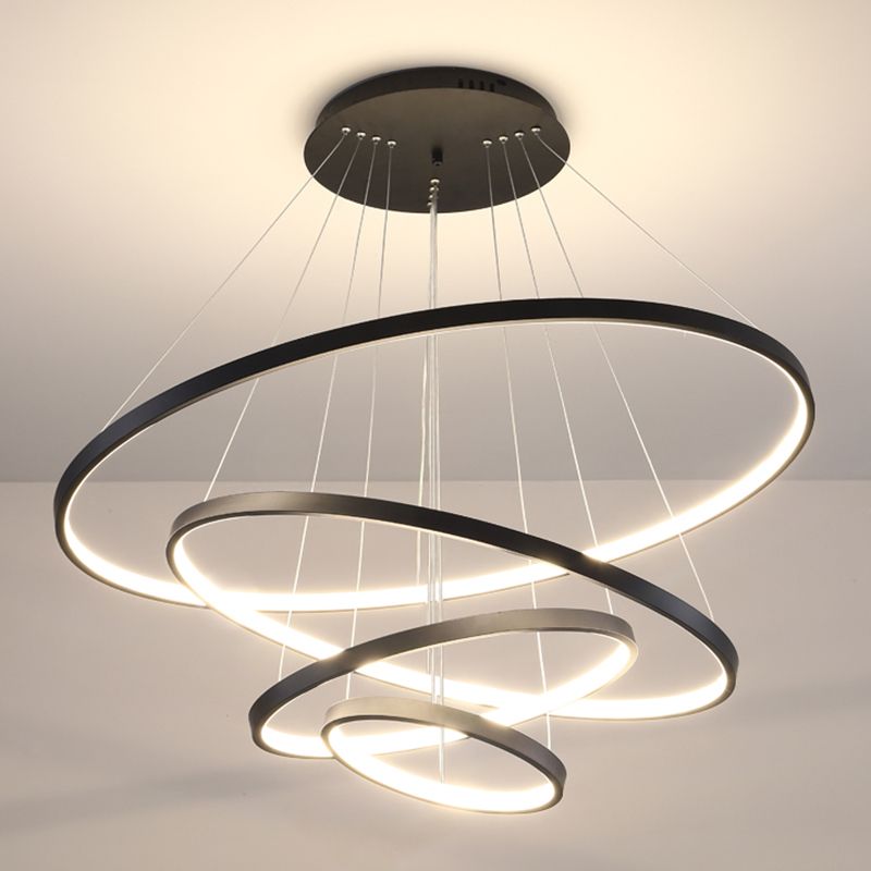 Contemporary Chandelier Lighting Fixture Multi-tier Chandelier Pendant Light for Bedroom