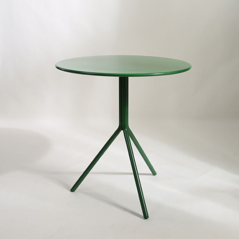 1/2 Pcs Green Bistro Set for Small Places Metal Modern Bistro Table Set