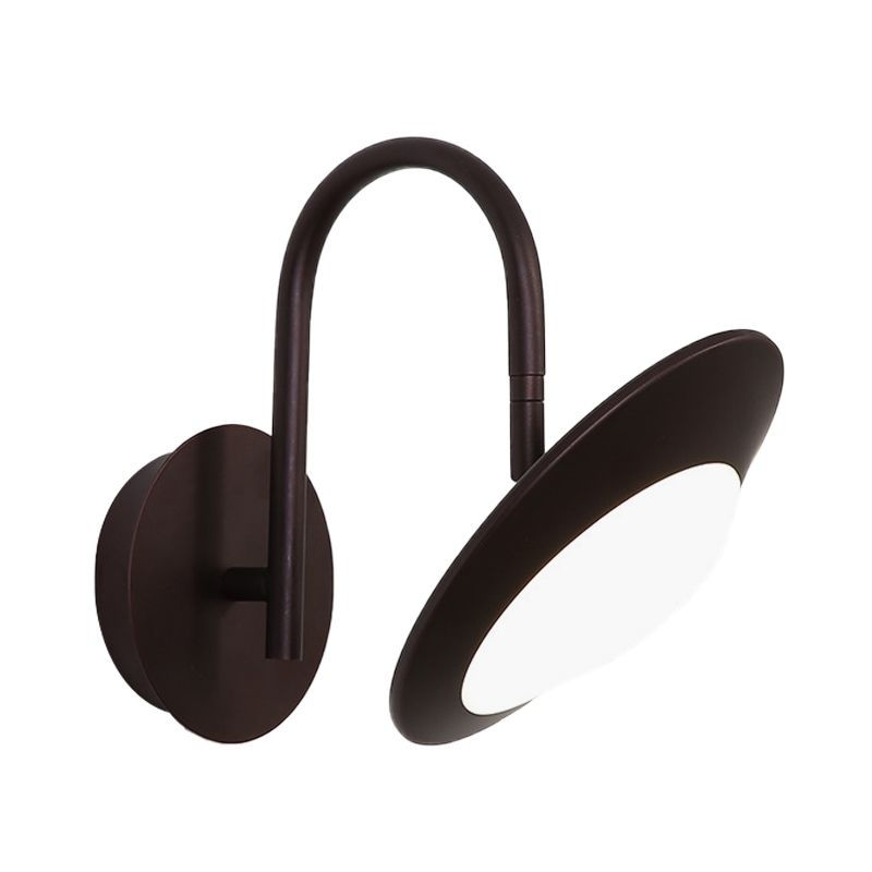 LAMPE DE MUR URNE ROTACTATE LAMPE MODERNIST MOTALLIQUE MÉTALLIQUE BLANC / LED MUR LED AVEC LA BRANDE COLOSI