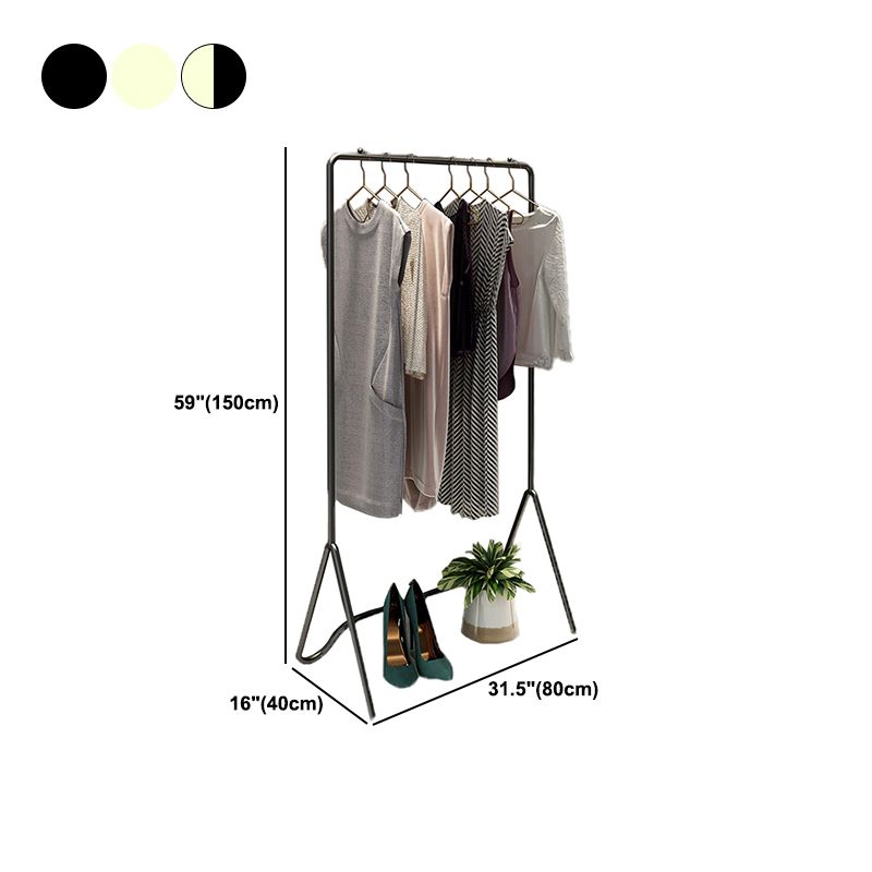 Industrial Coat Hanger Free Standing Modern Solid Color Coat Rack