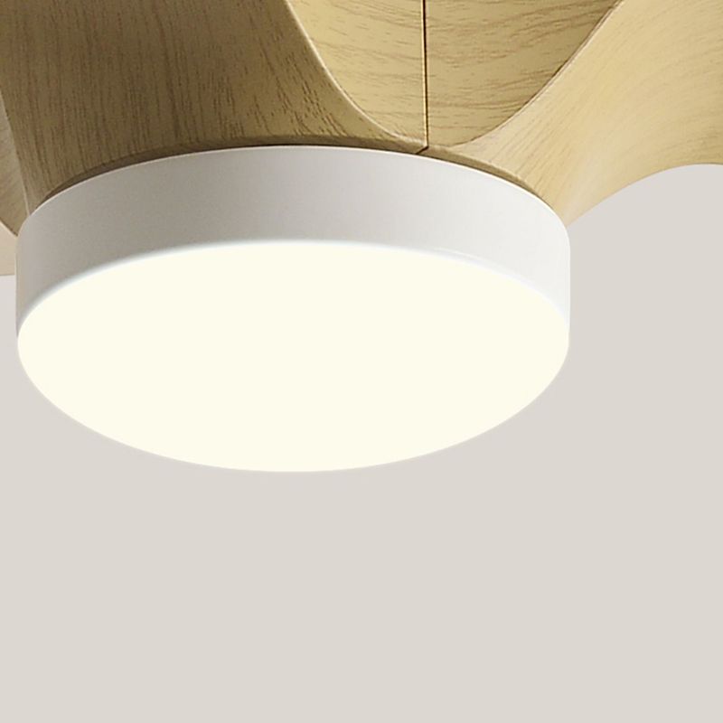 Fan Shape Metal Ceiling Fans Kid Style Single Light Ceiling Mount Fan Fixture