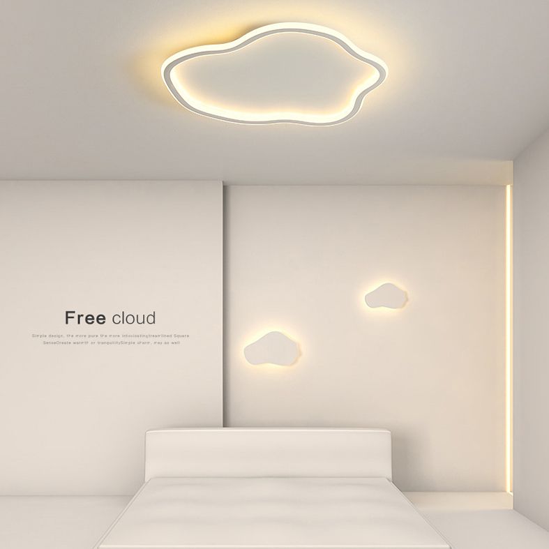 Plafonnier encastré linéaire simple moderne avec protection acrylique