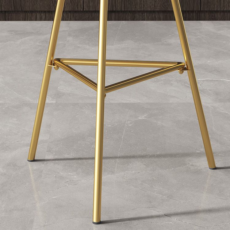 1/2/3/4 Pieces Contemporary Bar Set Round Bar Stool and Metal Table