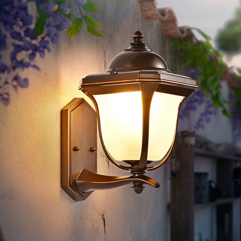 Modern Geometric Wall Lamps Metal 1 Light Wall Light Fixtures