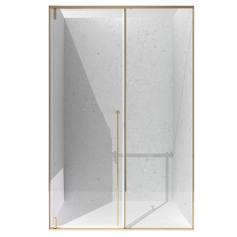 Semi Frameless Tempered Glass Shower Door Pivot Shower Doors