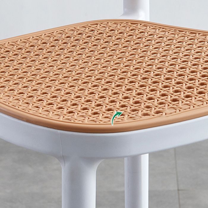 Modern Style Square Bar-stool Plastic Counter Bar Stool for Home