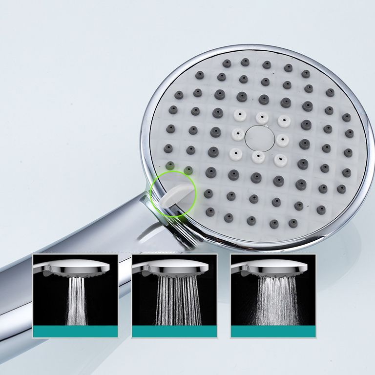 Shower System Rain Massage Jet Round Adjustable Spray Pattern Shower Trim