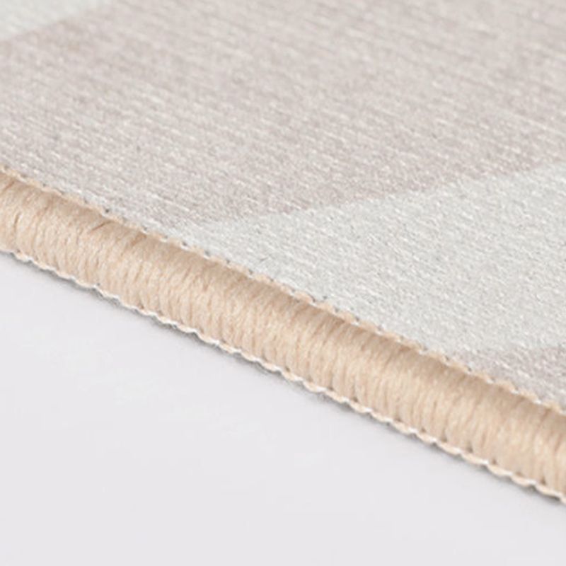 Orange zeitgenössischer Teppich Polyester abstrakter Farbstück Teppich Waschbar Teppich für Wohnkultur
