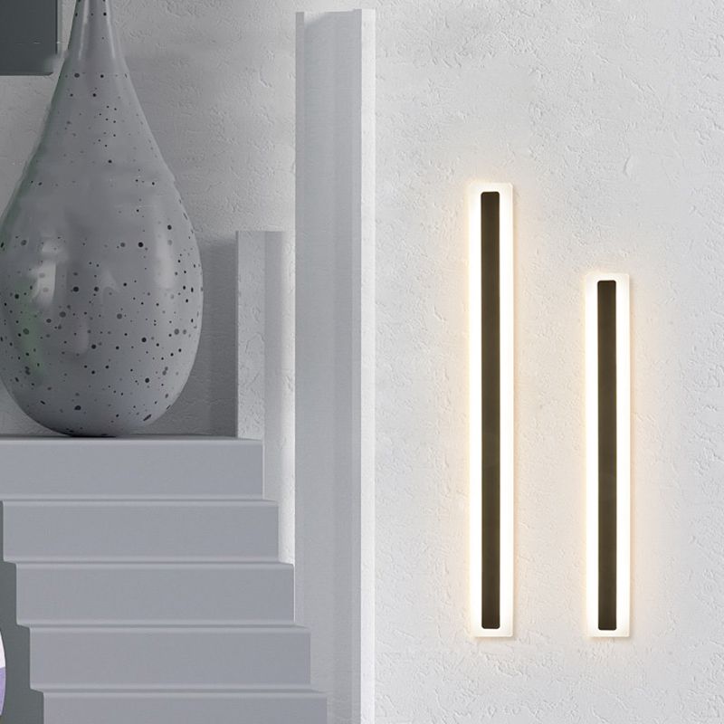 Linearer Schatten Metall Wandleuchter moderner Stil 1- Lichtwandhalterung Beleuchtung