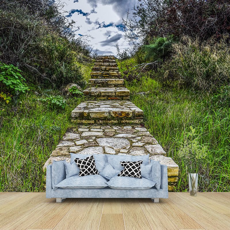 Customized Modern Stairs Building Mural Wallpaper Wall Covering for Wall Decor