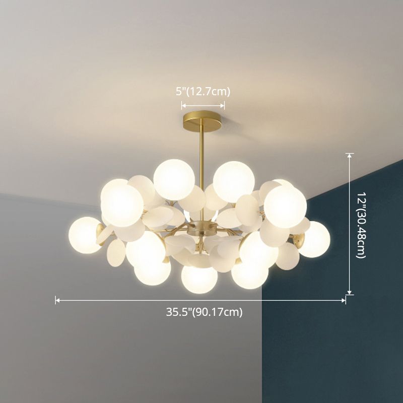 Balloon suspension des luminaires suspendus Cartoon Métallique Drop Pendant avec une teinte en verre pour la chambre