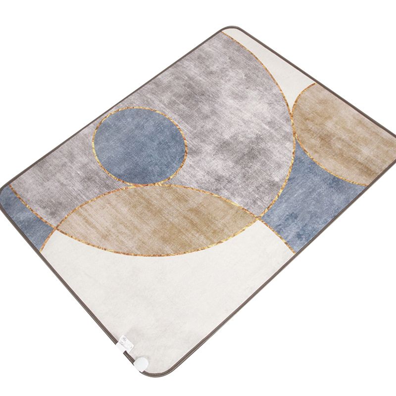 Luxury Lattice Rug Synthetic Modern Anti-Slip Backing Washable Rug for Home Decor