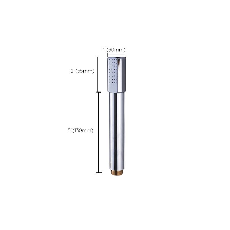 Simple Handheld Shower Head Square 304 Stainless Steel Shower Head