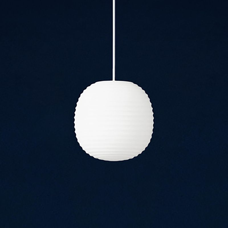 Pendre de style moderne Verre Lumière 1 lumière suspendue Lumière en blanc pour le chevet