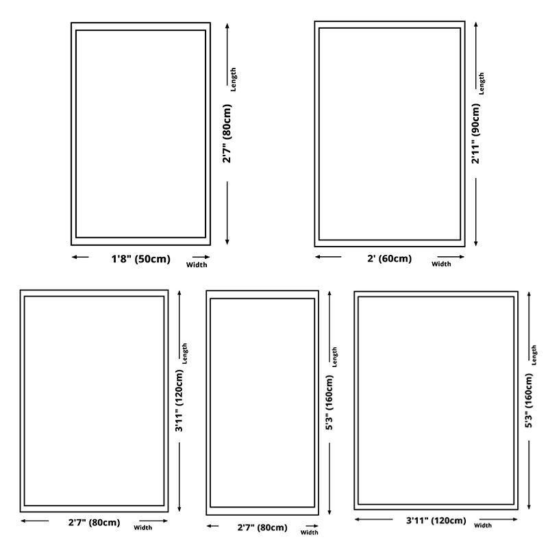 Multicolorored Indian Indian Teppich Klassiker Tribal Totem Area Teppich Polyester Nicht-Schlupf-Backing Teppich für Wohnzimmer