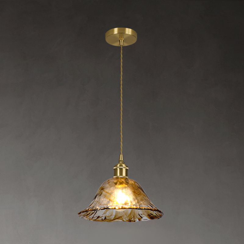 Kit de lampe suspendue en cuivre moderne