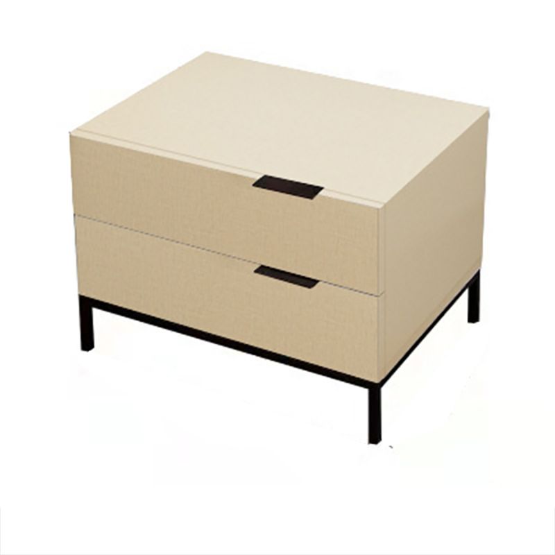 Modern Style Metal Iron Material Multi-color Choice Square Black Cabinet Foot Nightstand