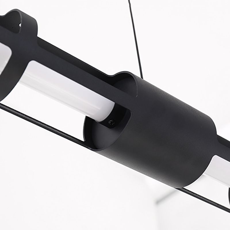 Luz de la isla de estilo posmoderna Luz de colgante de colgantes de metal para sala de estar