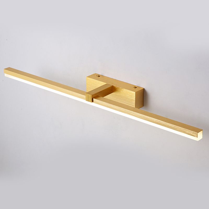 Nordic Style Aluminum Vanity Light Strip Shape Vanity Lamp for Shower Room