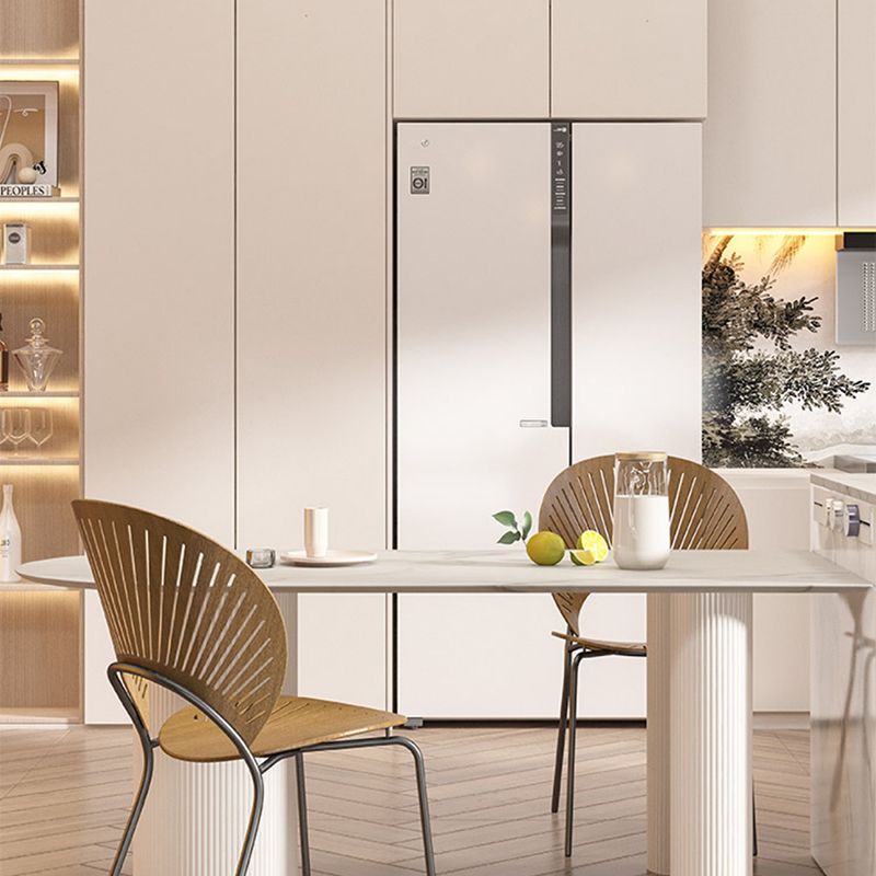 1/2/4/5 Pcs Stone 3 Legs Standard Height Dinette Table with Chair