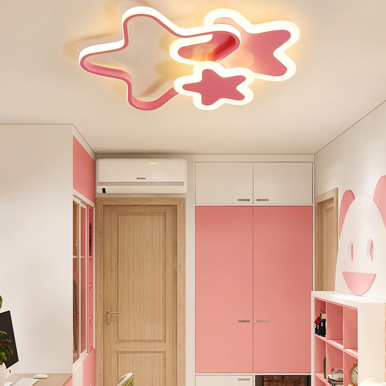 Acryl sterrenhemel LED-plafondlamp in moderne creatieve stijl gelakt ijzer inbouw voor slaapkamer