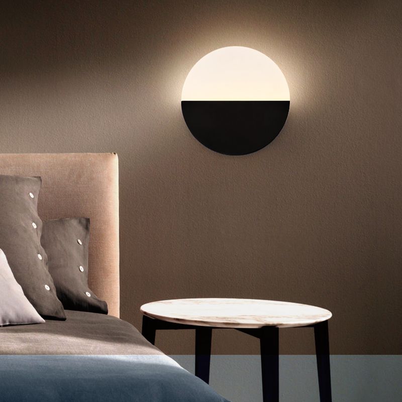Modern Nordic LED Circle a parete Montata a parete Light Acrilic Wall Lamp per corridoio