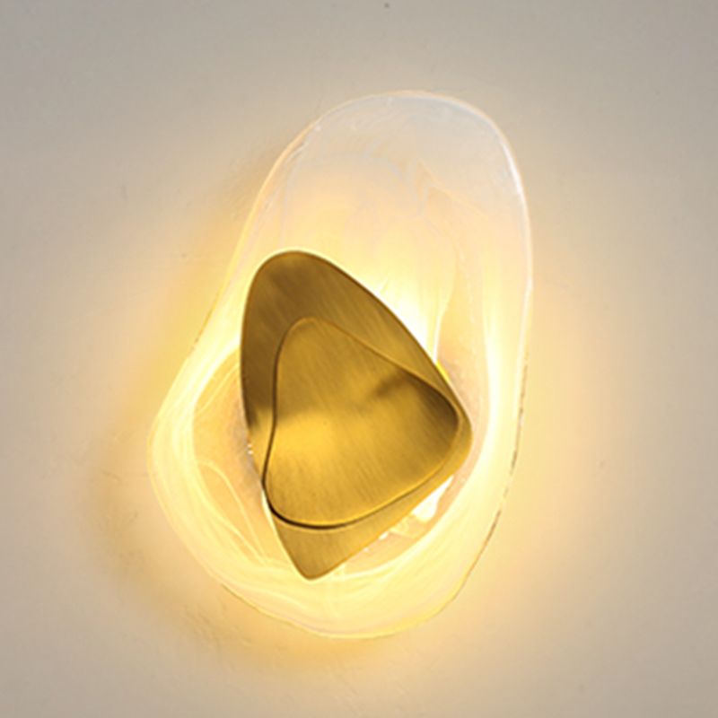 Unique Shade Metal Wall Sconce Modern Style Single Light Wall Lighting Fixtures