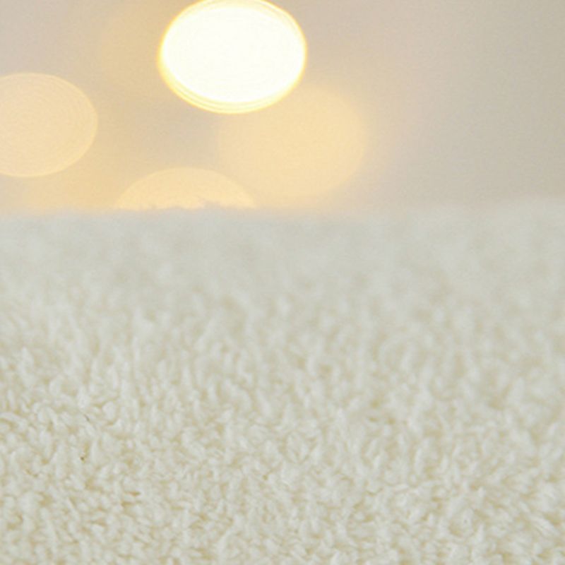 Light Grey Modern Rug Polyester Geometry Rug Washable Rug for Living Room