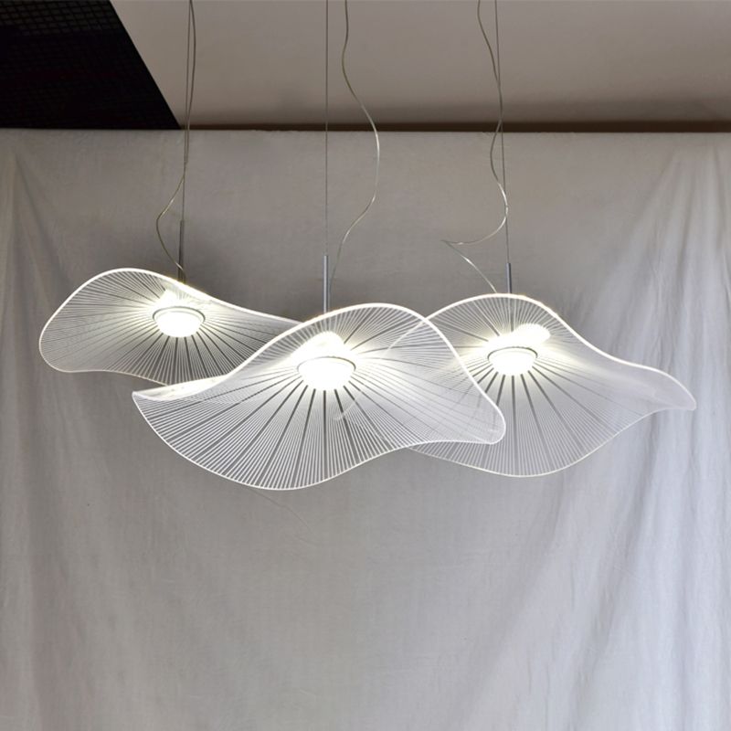 Acryl-zeitgenössischer Anhänger hanges Licht 1-Licht-Drop-Anhänger für Esszimmer