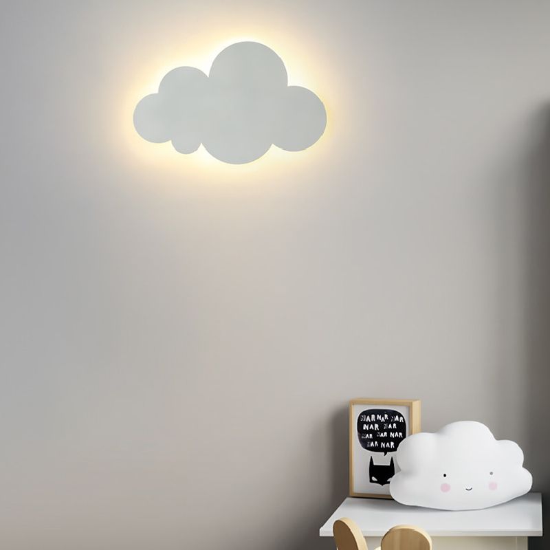 Single White Modern Wall Mounted Sconce Unique Wall Light for Foyer