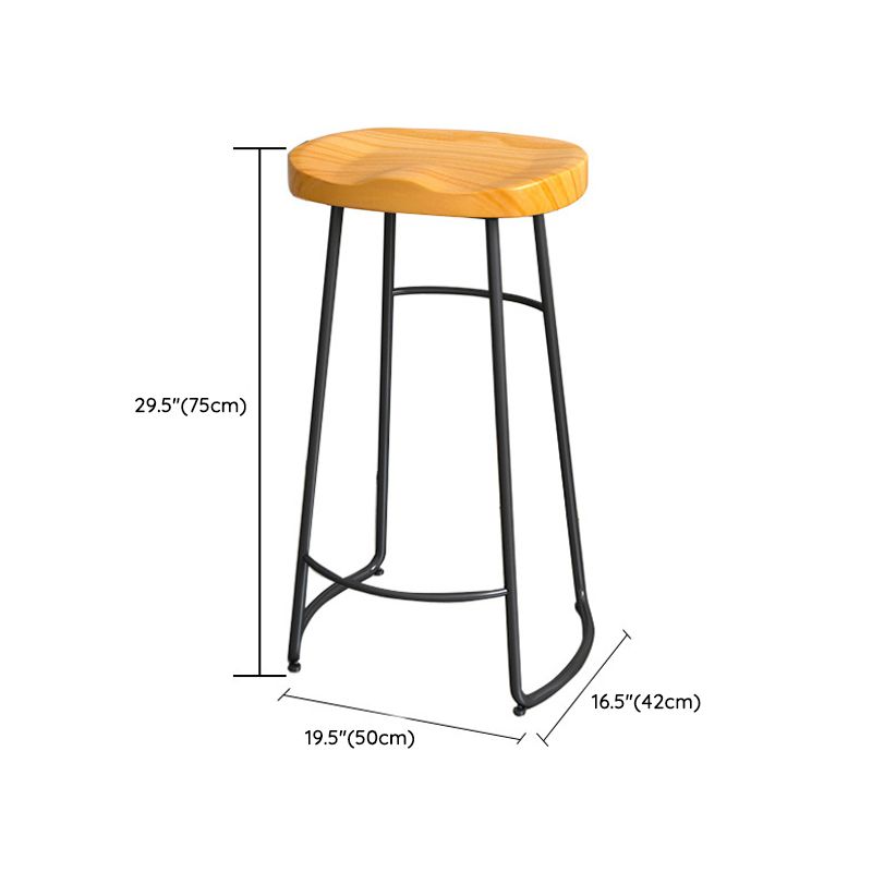 Solid Wood Table and Stool Set 1/2/7 Pieces Counter Height Pub Set