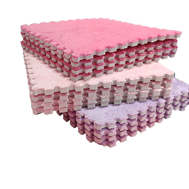 Modern Tiles and Carpet Plush Cut Loose Lay Fade Resistant Carpet Tile