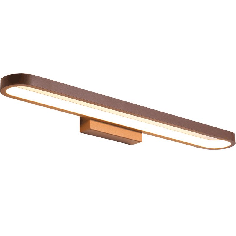 1-Light Linear Wall Sconce Modern Style Metal Wall Lighting for Bathroom
