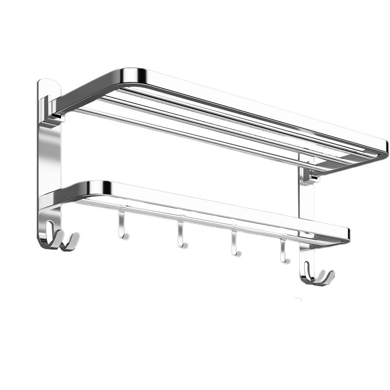 Contemporary Chrome Bathroom Hardware Set Polished Chrome Bathroom Set in Stainless Steel