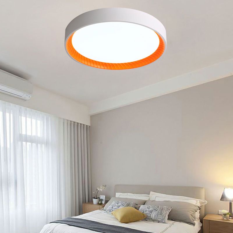 Modern LED Flush Mount Light Acrylic Shade Ceiling Lamp for Living Room Meeting Room
