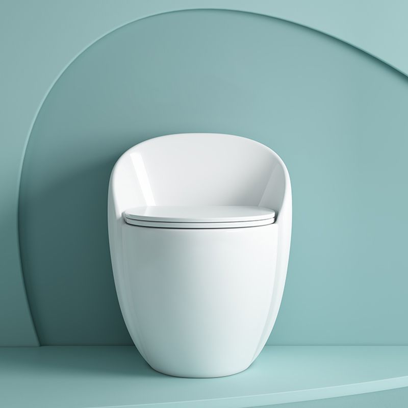 Modern Toilet Bowl All In One Floor Mounted Porcelain Flush Toilet
